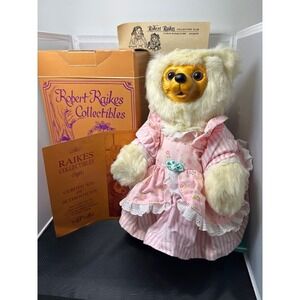 14" Robert Raikes Collectible wood Bear Limited Edition 2173/2500 with box & COA